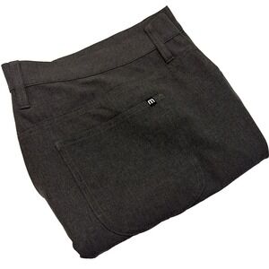 Travis Mathew Open To Close 5 Pocket Chino Stretch Pants Heather Gray 40x30